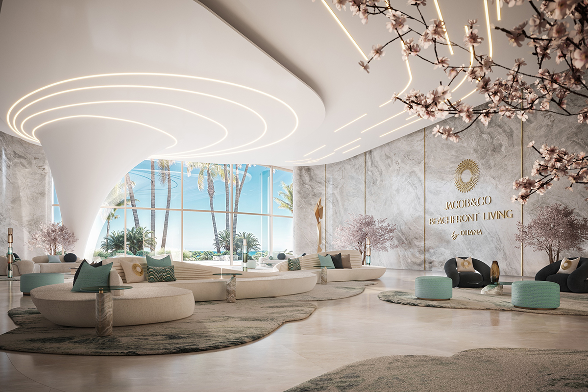 Ohana Development reveals interiors of AED4.7bn Jacob & Co. branded beachfront residences