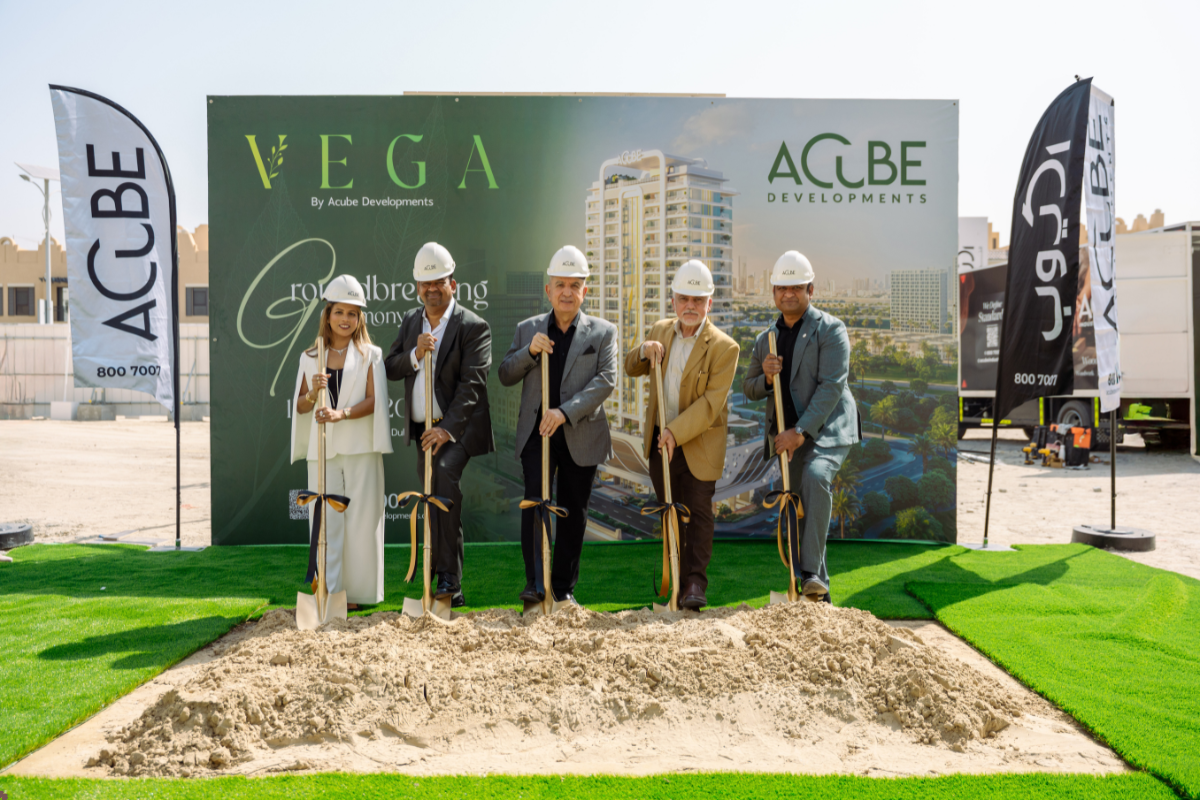 Acube Developments breaks ground on Vega in Dubai Sports City