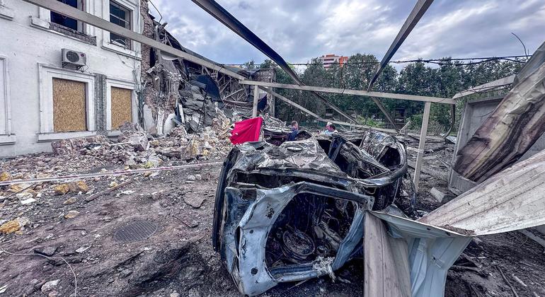 UN condemns deadly Russian strikes on Ukrainian capital as civilian toll mounts