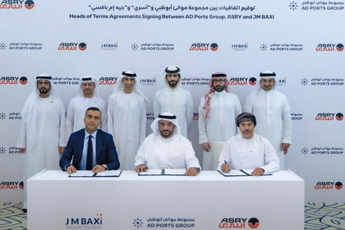 Abu Dhabi’s AD Ports Group and Bahrain’s ASRY sign three LoIs