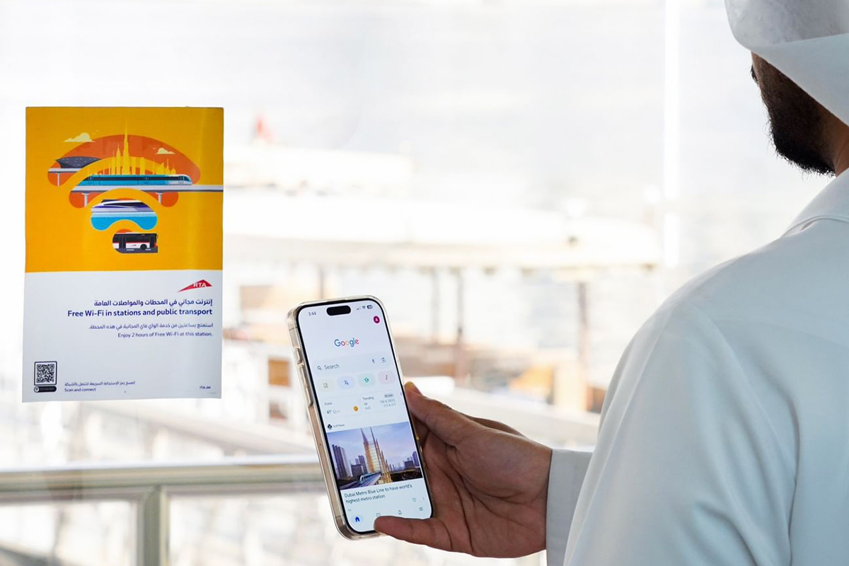 Dubai’s RTA launches free Wi-Fi at major transport hubs