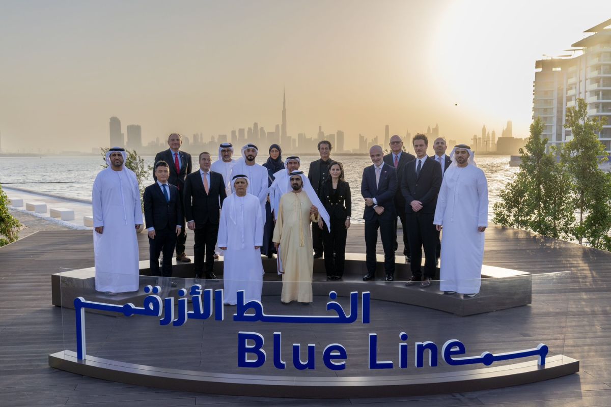 Dubai Ruler Sheikh Mohammed lays foundation stone for 30km Metro Blue Line