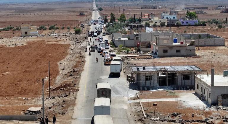 Syria: Second convoy brings critical aid to Sweida