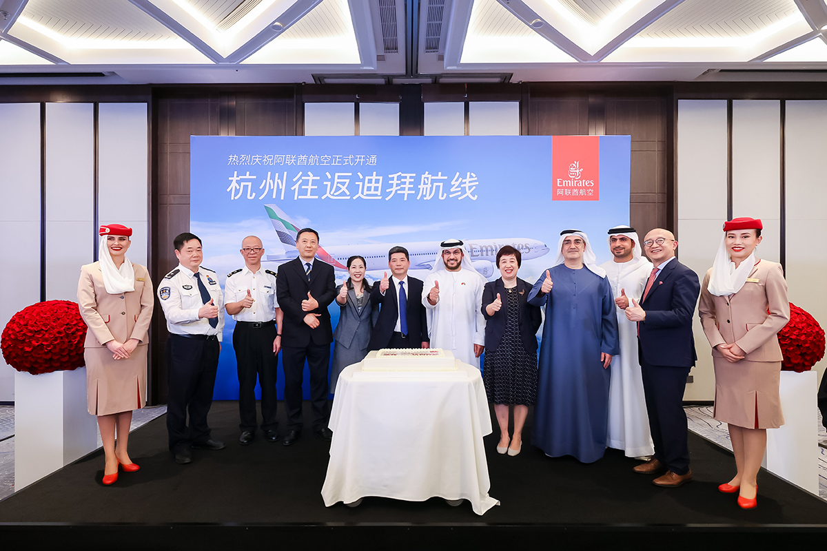 Dubai’s Emirates launches 5th China route with daily flights to Hangzhou