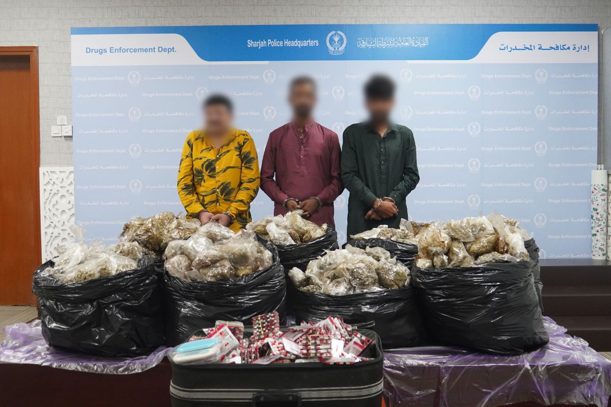 Sharjah Police bust massive drug network operating Between Canada, Spain, UAE