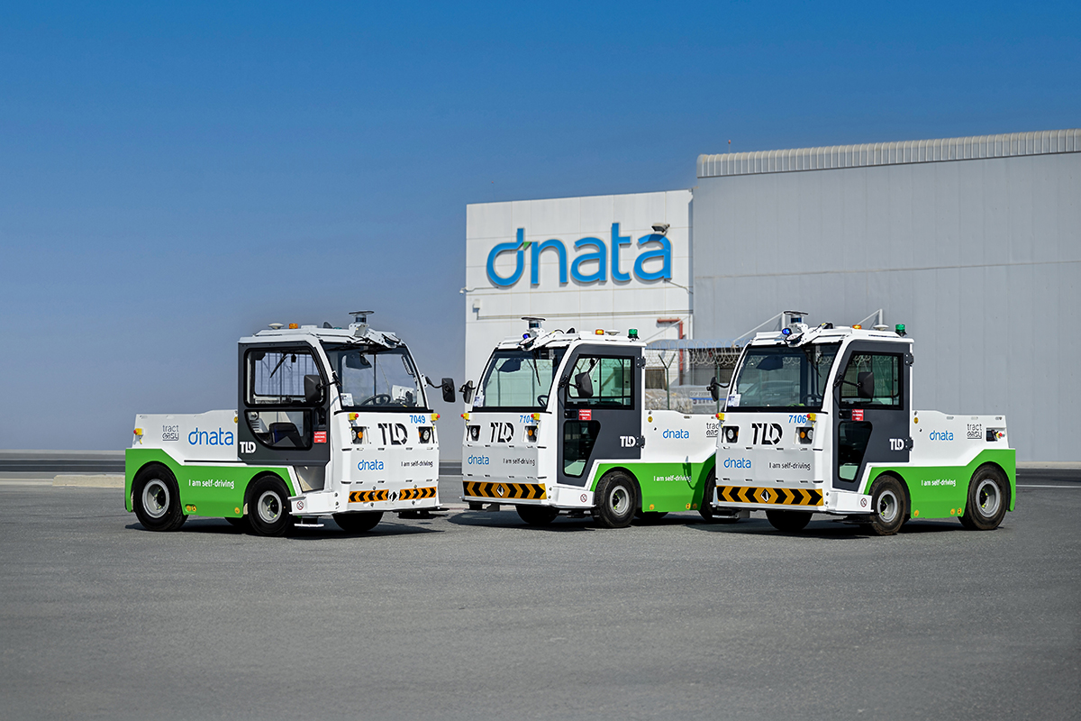 dnata deploys driverless electric tractors at Dubai World Central airport