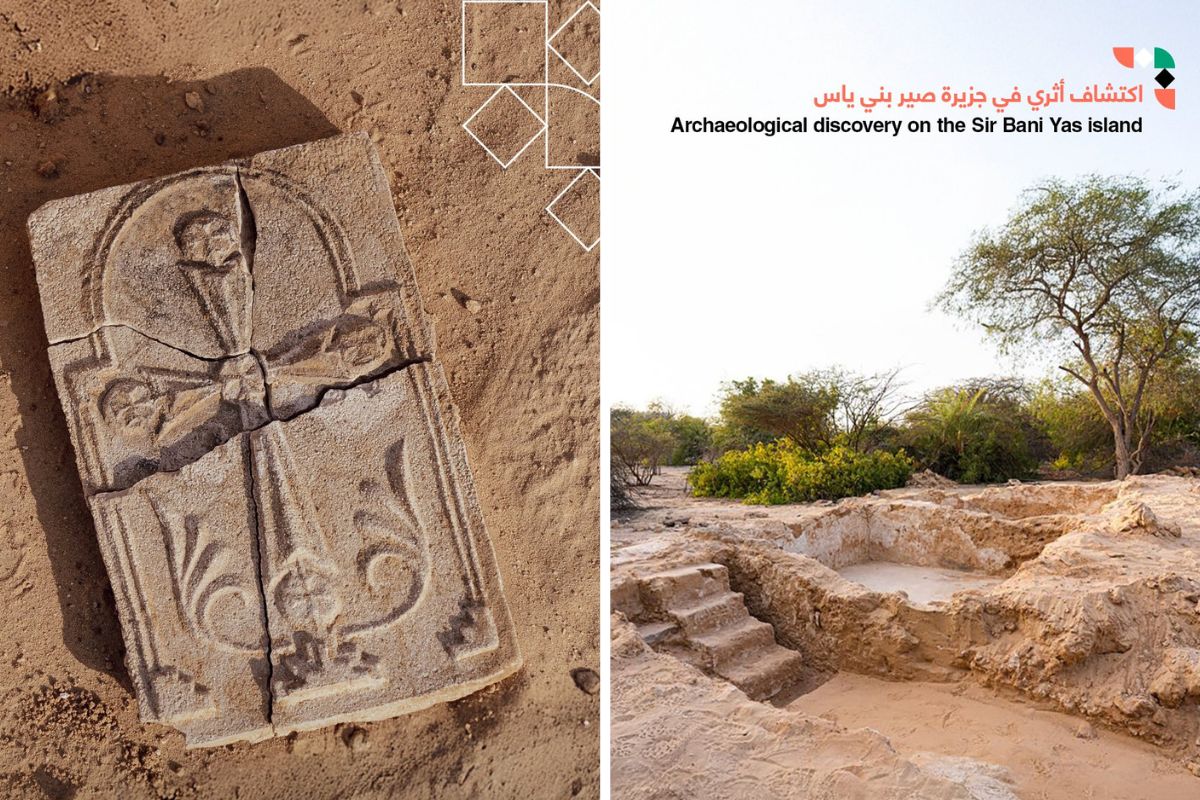 Ancient Christian cross unearthed on Abu Dhabi’s Sir Bani Yas Island